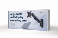 Monitor Bracket Gembird MA-WA1-01 Adjustable wall display mounting arm, up to 27”/7 kg
