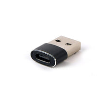 Kabell Konverter Gembird USB AM to Type-C female adapter, black A-USB2-AMCF-02