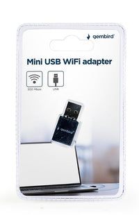 USB Wi-Fi Gembird Mini USB WiFi adapter, 300 Mbps WNP-UA300-01