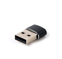 Kabell Konverter Gembird USB AM to Type-C female adapter, black A-USB2-AMCF-02