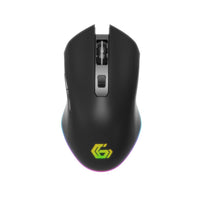 Mouse Wi-Fi Gembird MUSGW-6BL-02 6-button rechargeable wireless RGB "Firebolt", black