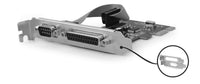ADD on Card Gembird COM RS232+LPT port PCI-Express low-profile bracket PEX-COMLPT-01