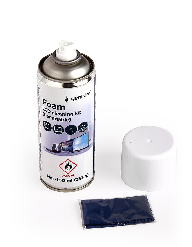 Foam LCD cleaning kit (flammable) Gembird CK-LCD-08 400ml